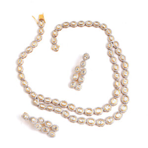 Indian Ethnic Polki Diamond Necklace