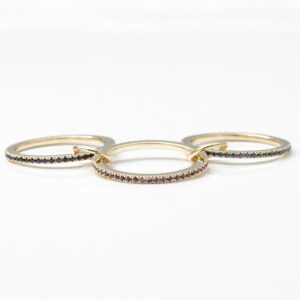 Diamond Pave Link Band Ring